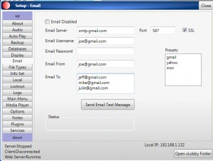 xLobby E-Mail Server Alt+f2