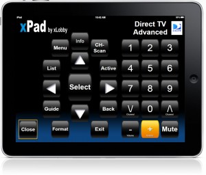 IPAD xPad Direct TV Advanced Screen